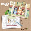 Kép 4/4 - Bluey 2 az 1-ben 48 darabos Eco mini puzzle és színező 35x25 cm