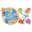 Kép 4/4 - Montessori Baby Wood - Kerek fa puzzle