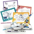 Kép 2/3 - Disney Stitch Rajziskola Illatos Tollakkal