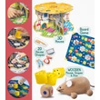 Kép 3/4 - Montessori: Fa fejlesztő játék - Egérlak