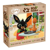 Bing 24 darabos Eco puzzle 70x50 cm – Bing és Flop sütit süt