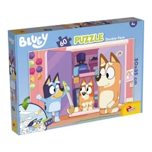 Bluey - Kétoldalas puzzle 60 db-os - 50 × 35 cm