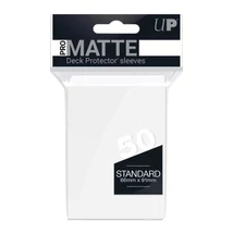 Ultra Pro PRO-Gloss Deck Protector Sleeves - Fehér 50 db