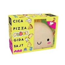 Cica, pizza, plüss, gida, sajt