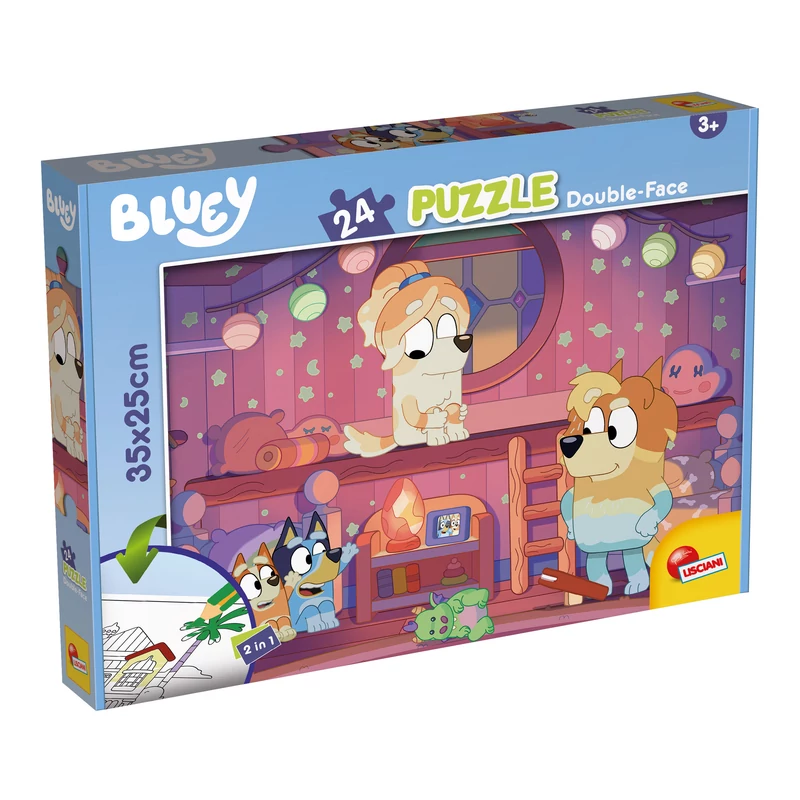 Bluey - Story time kétoldalas puzzle 24 db-os