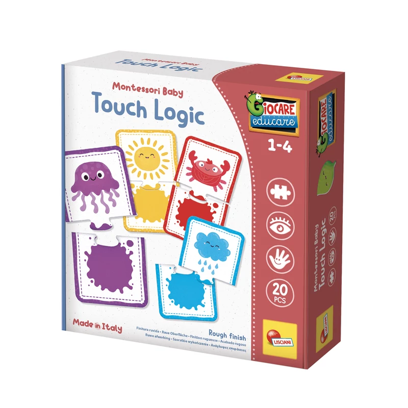 Montessori Baby - Tapintásos logikai játék