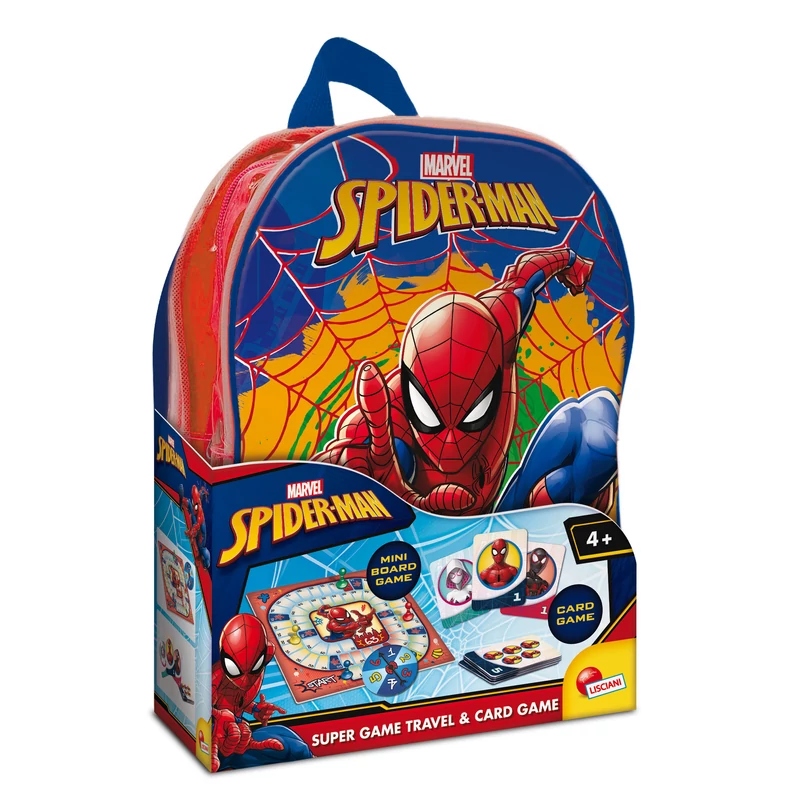 Spider-Man - Utazó társasjáték és kártyajáték hátizsákban