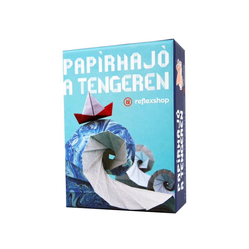 Papírhajó a tengeren