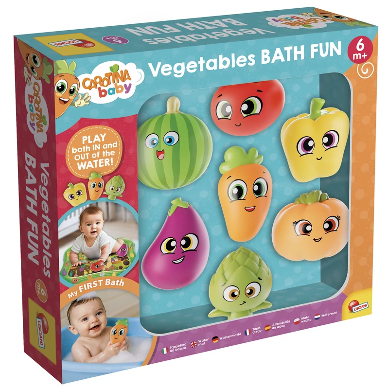 Carotina Baby – Fürdőjáték zöldségekkel