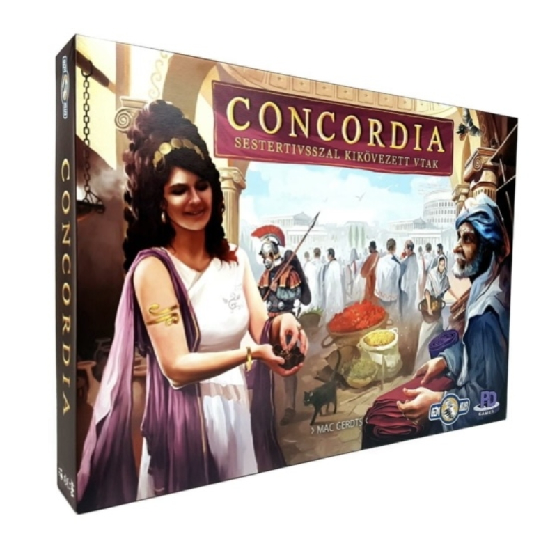 Concordia: Sestertiusszal kikövezett utak társasjáték