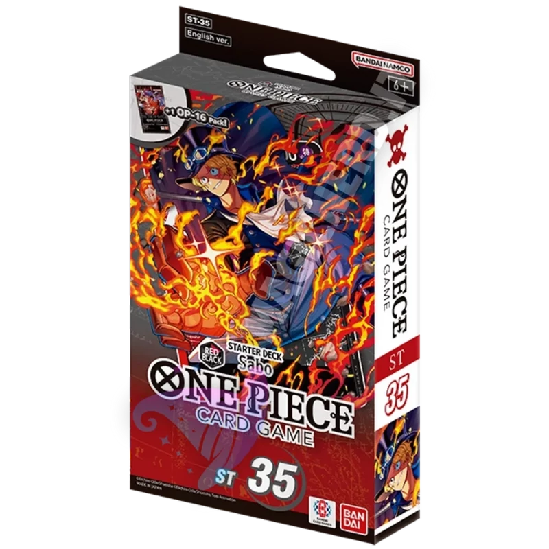 One Piece Card Game - Red/Black Sabo Starter Deck ST-35