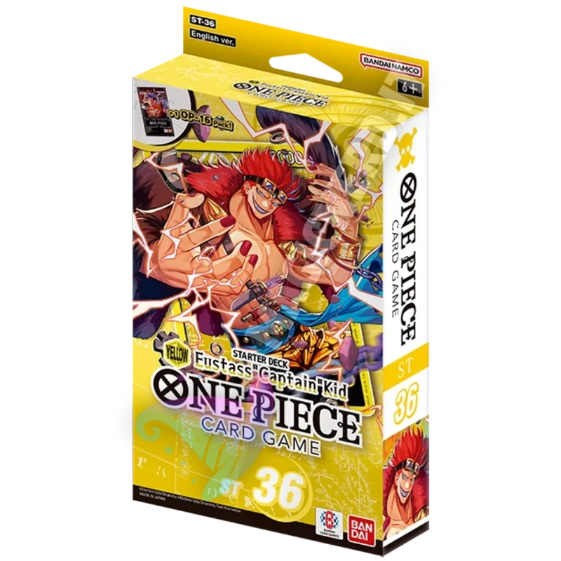 One Piece Card Game - Yellow Eustass "Captain" Kid Starter Deck ST-36