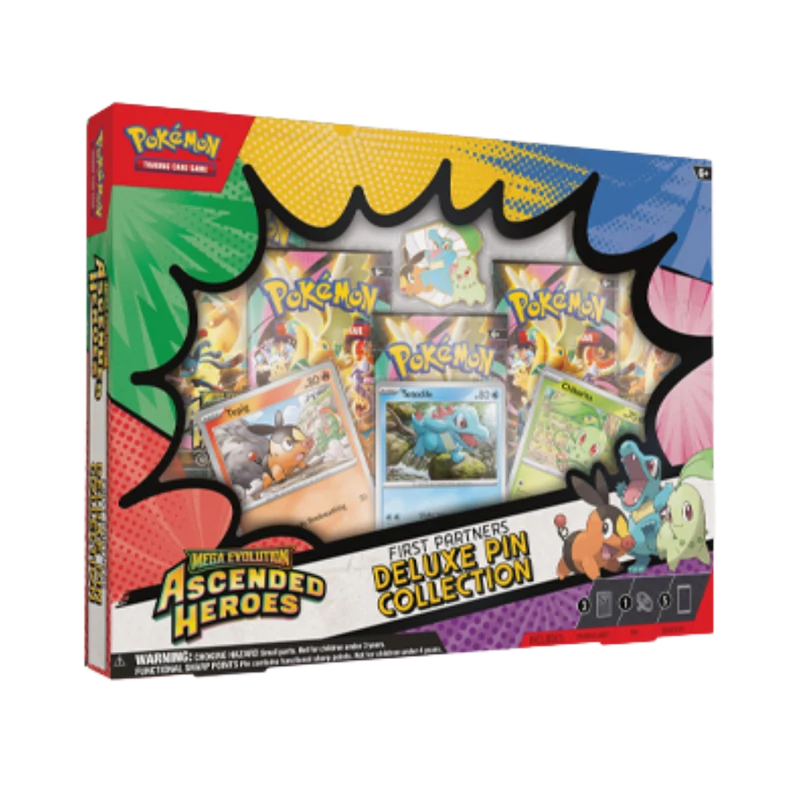 Pokémon TCG: Mega Evolution 2.5 - Ascended Heroes First Partner Deluxe Pin Collection