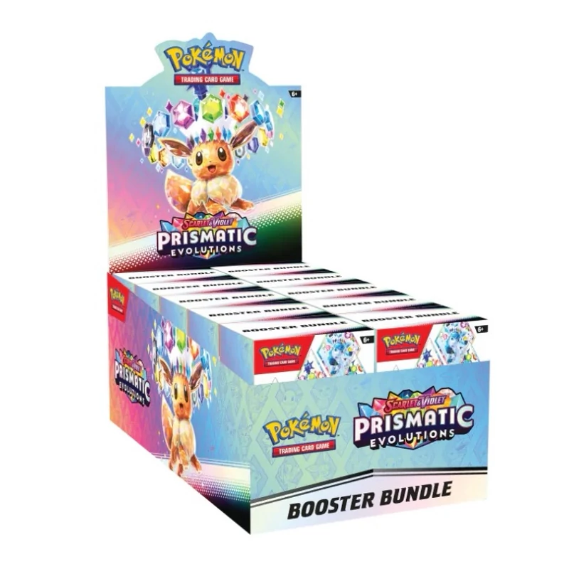 Pokémon TCG: Scarlet & Violet - Prismatic Evolutions Booster Bundle Display