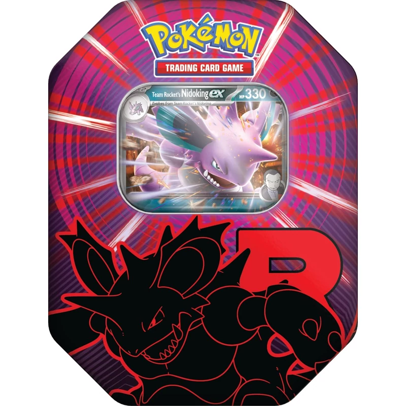 Pokémon TCG: Team Rocket Tin Nidoking Ex