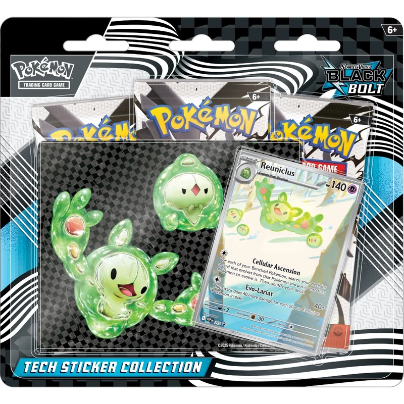 Pokémon TCG: SV10.5 Black Bolt - Tech Sticker Collection