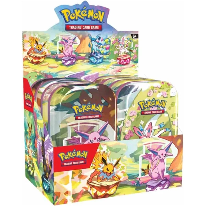 Pokémon TCG: Scarlet & Violet 8.5 - Prismatic Evolutions Mini Tin Display